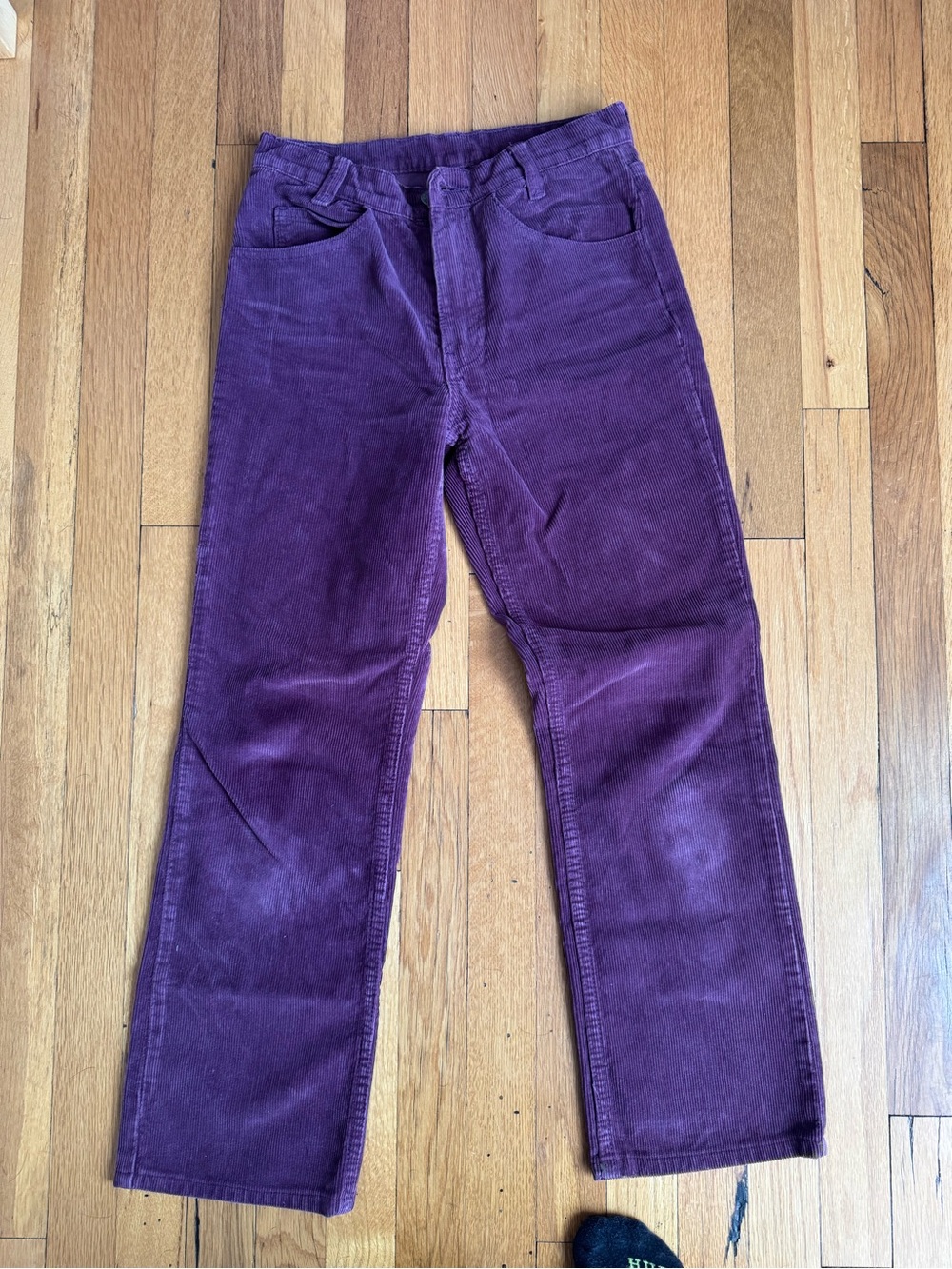 Brandy Melville Straight Corduroy Pants - Purple